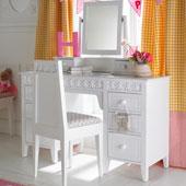 New Collection of Daisy Brambles Large Dressing Table & Mirror