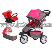 Baby stroller 3 in 1,  China baby stroller manufacturer
